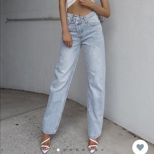 Asymmetric jeans